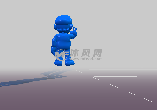 马里奥的后视图