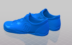 鞋子模型轴测图