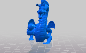 海马龙的正视图