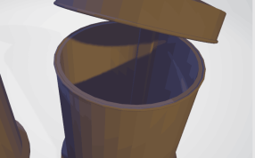 垃圾箱打开状态