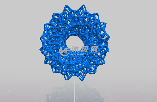 环状模型正视图