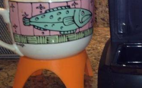 杯架的打印成品图