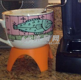 杯架的打印成品图