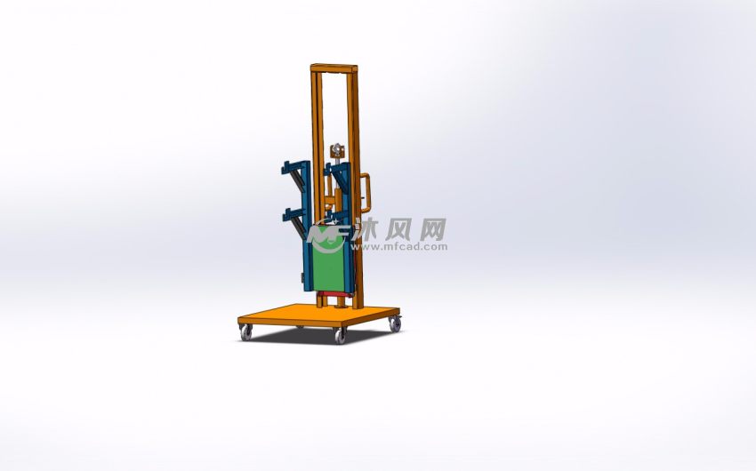 手推电动对位升降车正面