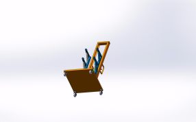 手推电动对位升降车仰视