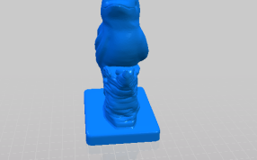 百灵鸟的正视图