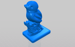 百灵鸟的轴测图