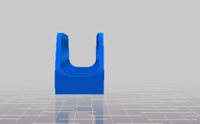 收纳盒的侧视图