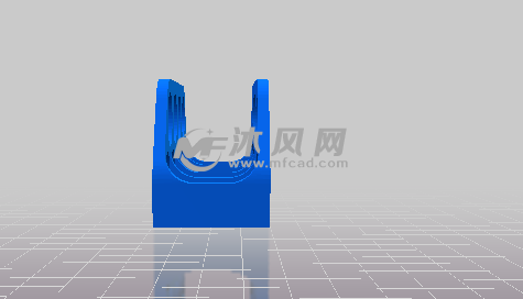 收纳盒的侧视图