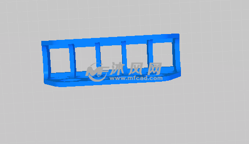 收纳盒的俯视图