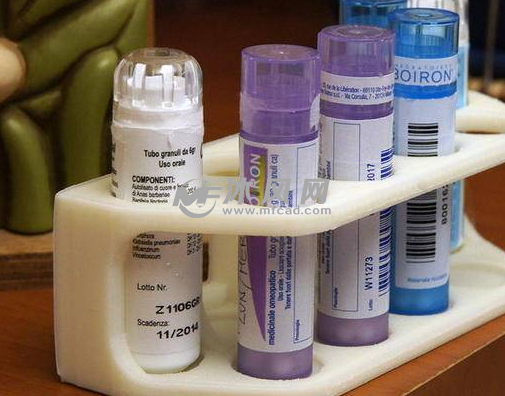 盛放试管的收纳模型