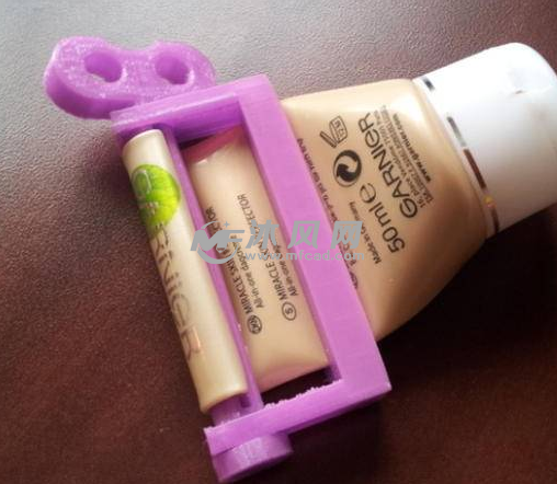 挤牙膏的夹子打印实物图
