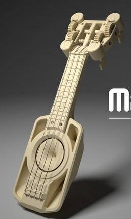 尤克里里打印实物图