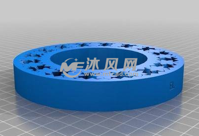 手臂轴承的轴测图