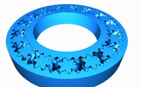 手臂齿轮的三维图