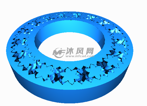 手臂齿轮的三维图