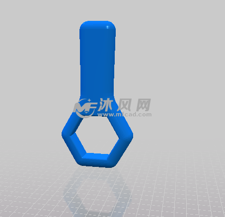 内六角扳手轴测图