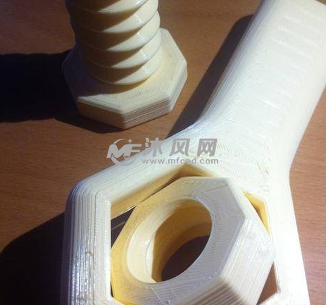 扳手的实物打印模型