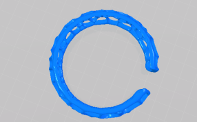 镂空手环的俯视图