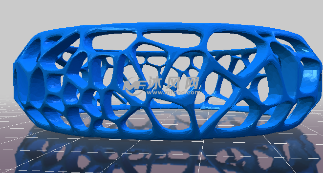 镂空手环的侧视图