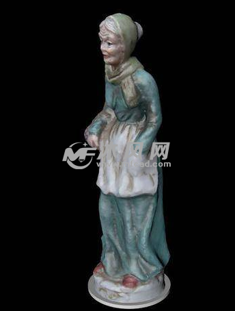 老太太的轴测图