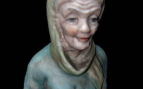 老太太的打印上色模型