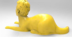 猫身人像雕塑模型