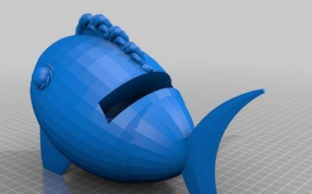 泡泡鱼的轴测图模型