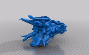 龙头的后视图模型