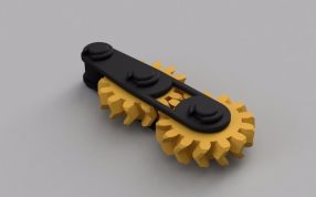 齿轮传动的打印完成图