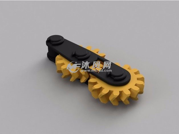 齿轮传动的打印完成图