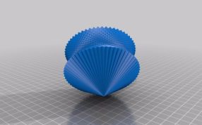 旋转部分的轴测图模型