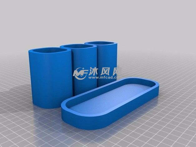 三只盒子的笔筒