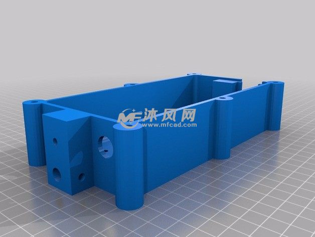 控制盒的轴测图