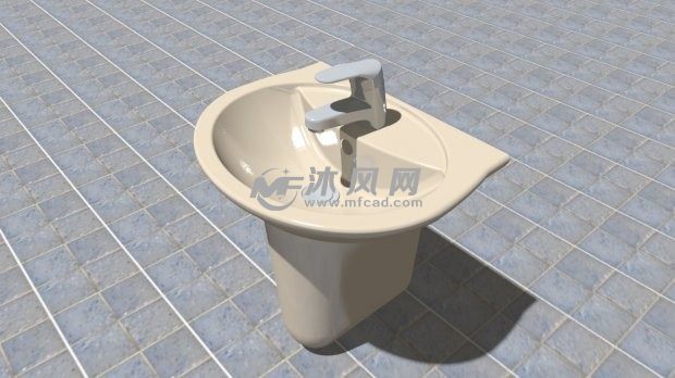 精致的洗手盆模型