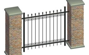 铁制砖墙