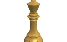 木制国际象棋王