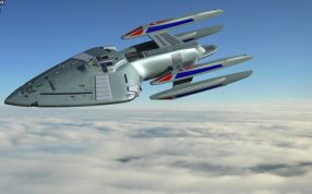 航母模型渲染视图