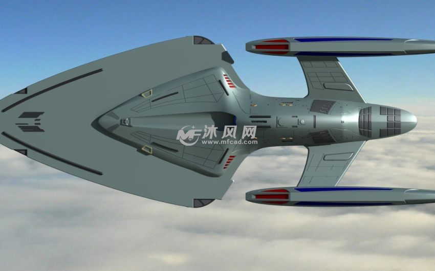 航母模型数模底视图