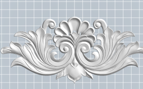 欧式雕花俯视图