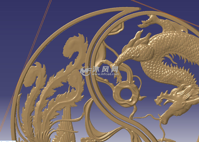 外部八卦骨架放大视图