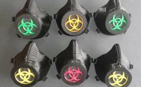 防毒面罩打印模型