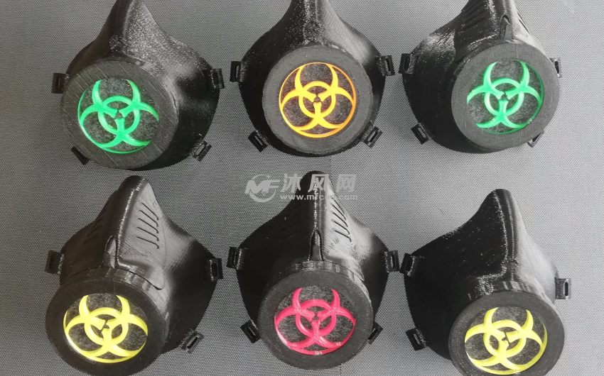 防毒面罩打印模型