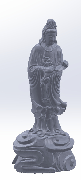 观音像前面整体