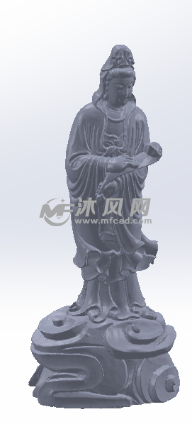 观音像前面整体