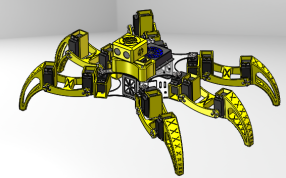 3D打印蜘蛛机器人
