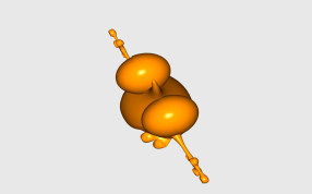外形搞怪的小人黄色渲染