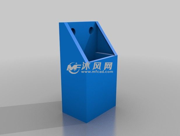 白板橡皮擦蓝色渲染